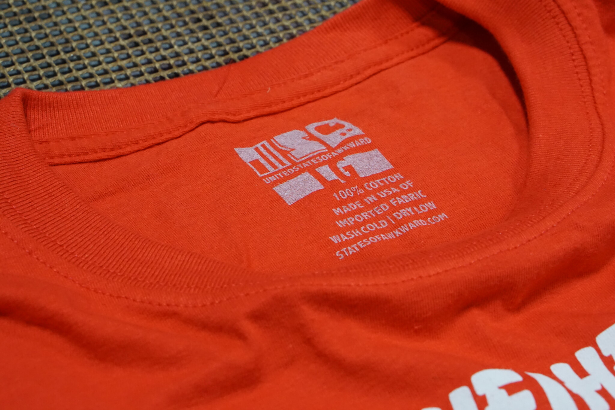 example of a screen printed tag label