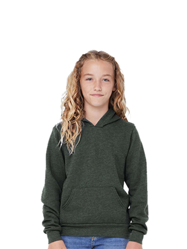 Bella Canvas Youth Sponge Fleece Pullover Hoodie Thumbnail