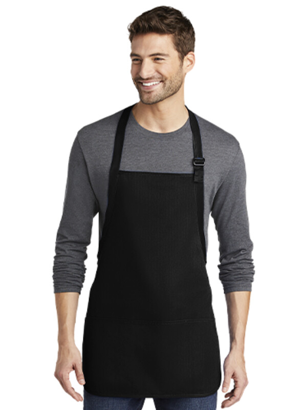 Port Authority Medium Length Apron with Pouch Pockets Thumbnail