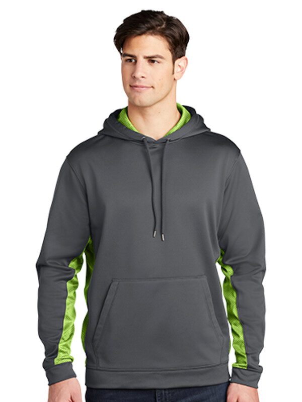 Sport Tek CamoHex Poly Fleece Hooded Pullover Thumbnail