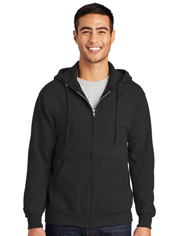 Port & Company Full Zip Hooded Sweatshirt Thumbnail
