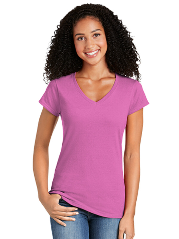 Gildan Softstyle Junior Fit V Neck T Shirt Thumbnail