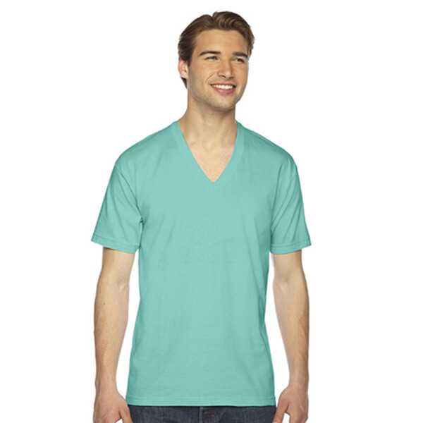 American Apparel Fine Jersey Short Sleeve V-Neck Thumbnail