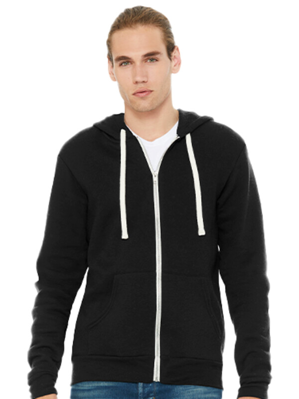 Bella Canvas Unisex Triblend Sponge Fleece Full-Zip Sweatshirt Thumbnail