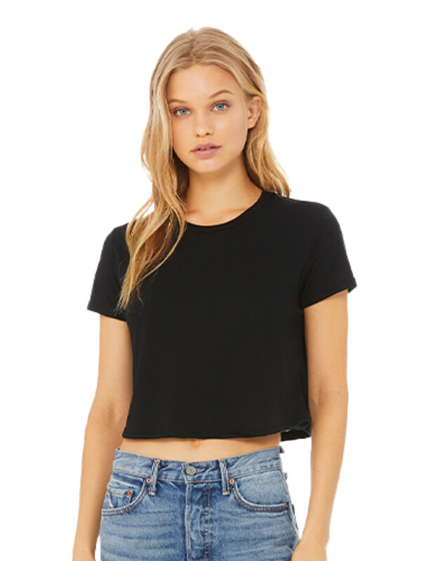 Bella Canvas Women's Flowy Cropped Tee Thumbnail